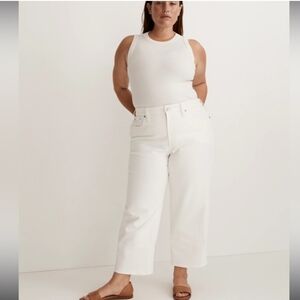 Madewell The Perfect Vintage Wide Leg Crop Jean NWT 24W Plus